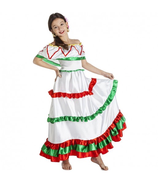 Disfraz de Mexicana Tijuana para niña