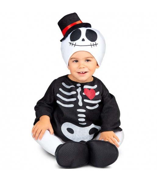 Disfraz de Mini esqueleto para bebé