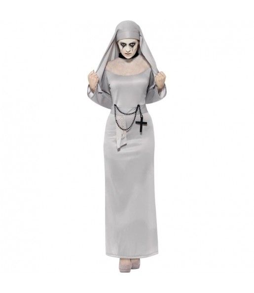 Disfraz de Monja Gótica para mujer 