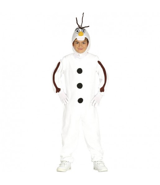 Disfraz de Muñeco de nieve Olaf para niño