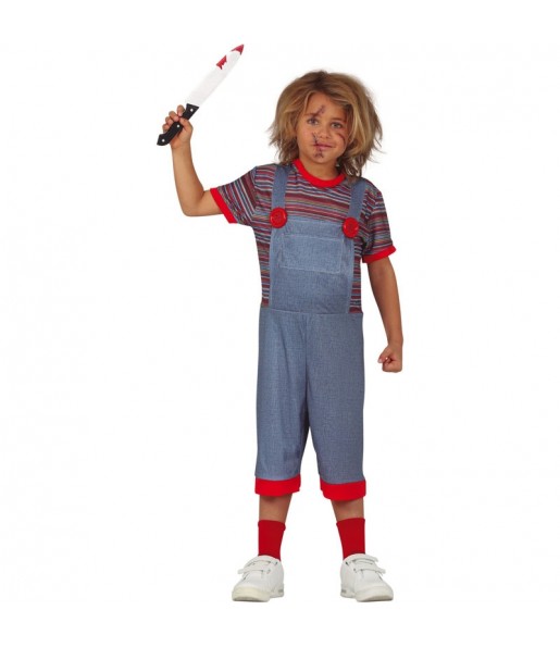 Disfraz de Muñeco diabólico Chucky para niño