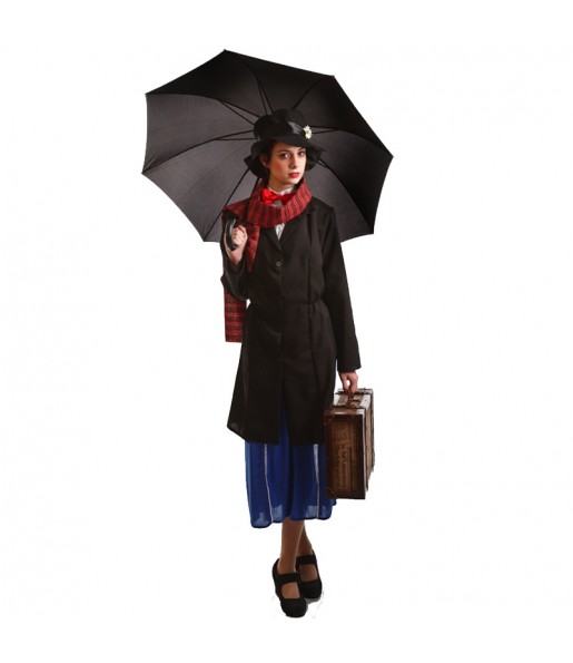 Disfraz de Niñera Mary Poppins para mujer