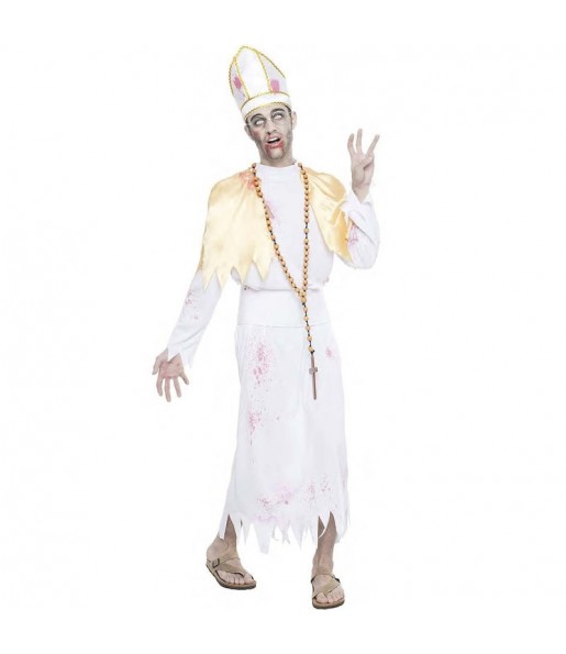 Disfraz de Obispo sangriento para hombre