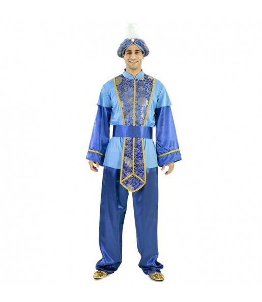 Disfraz de Paje azul de los Reyes Magos para hombre