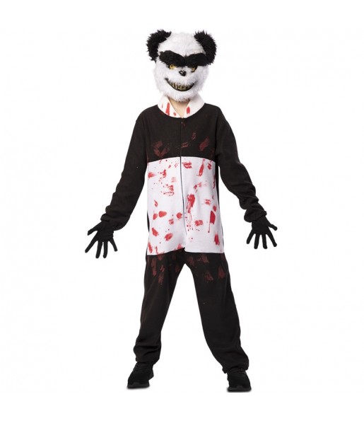Disfraz de Panda asesino para niño 