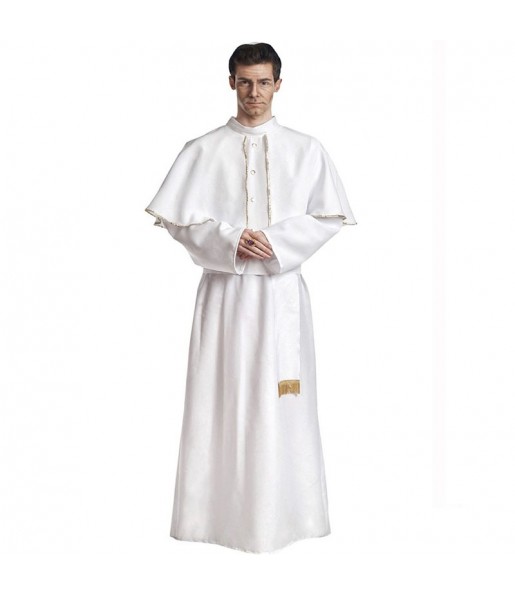 Disfraz de Papa de Roma Francisco para hombre