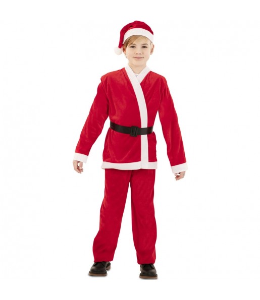 Disfraz de Papá Noel Rojo para niño