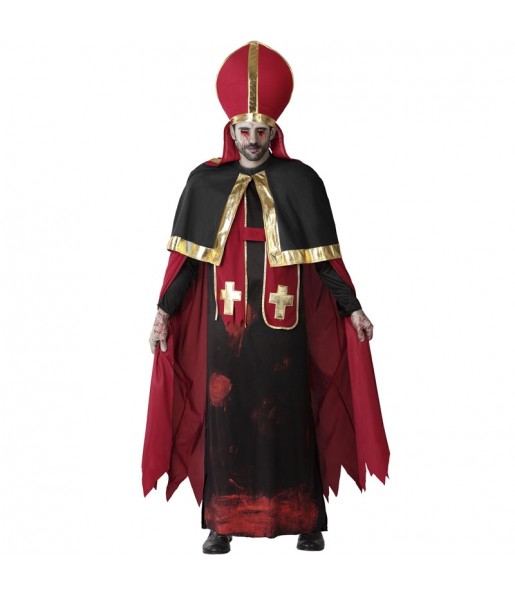 Disfraz de Papa sangriento para hombre