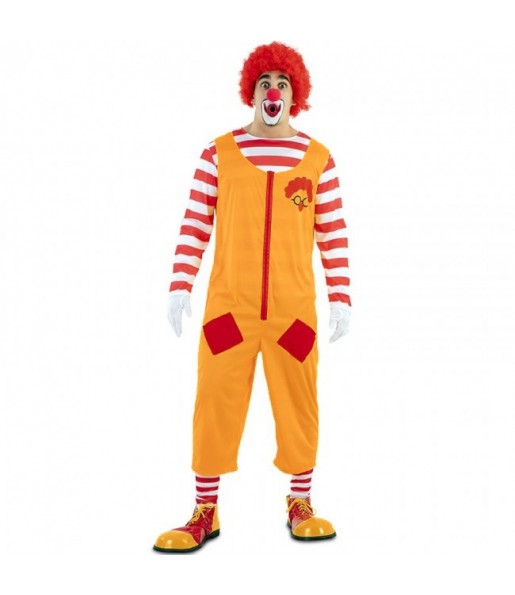 Disfraz de Payaso Ronald McDonald para hombre