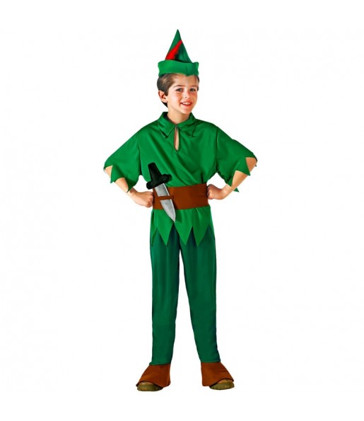 Disfraz de Peter Pan cuento para niño