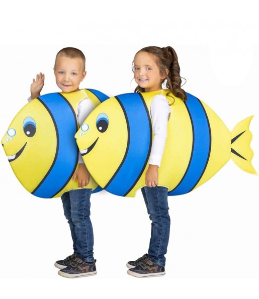 Disfraz de Pez amarillo para niños