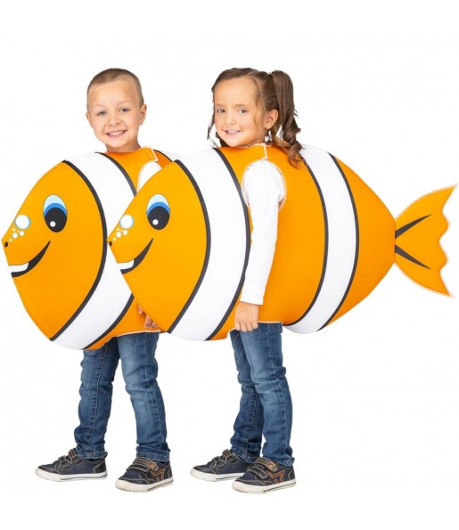 Disfraz de Pez Naranja para niños
