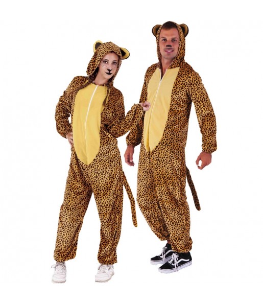 Disfraz de Pijama Leopardo para adulto