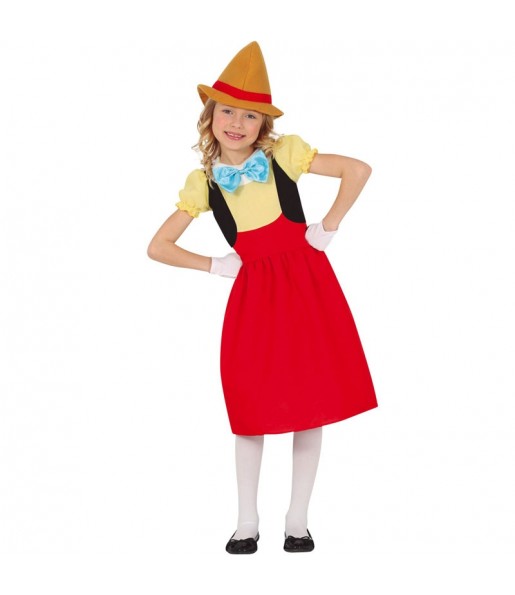 Disfraz de Pinocho para niña