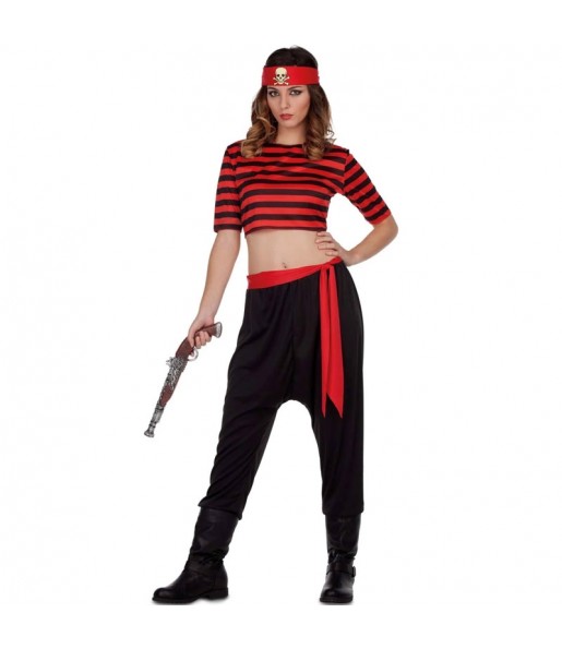 Disfraz de Pirata del Tesoro para mujer