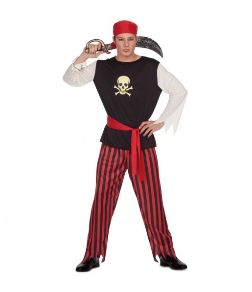 Disfraz de Pirata del Tesoro para hombre