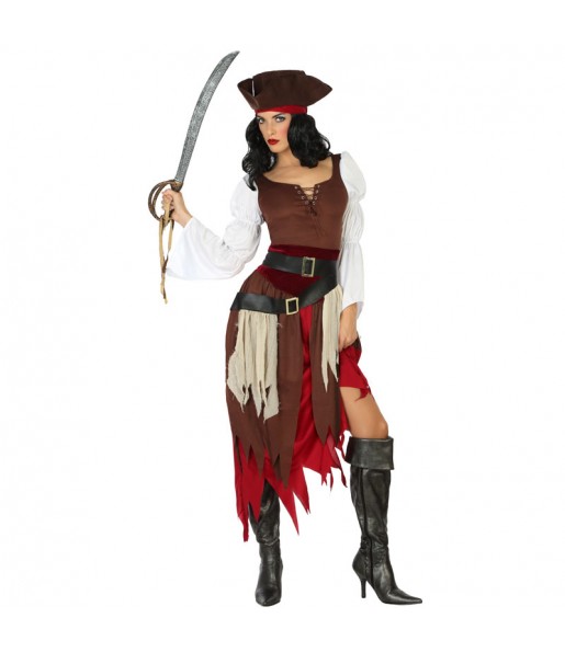 Disfraz de Pirata del Caribe para mujer