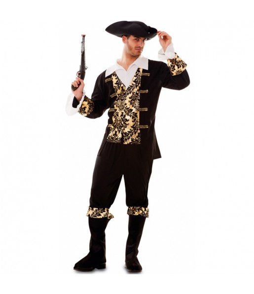 Disfraz de Pirata Dorado para hombre