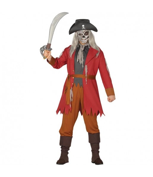 Disfraz de Pirata Fantasma Salazar para hombre