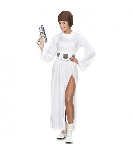Disfraz de Princesa galáctica Leia para mujer