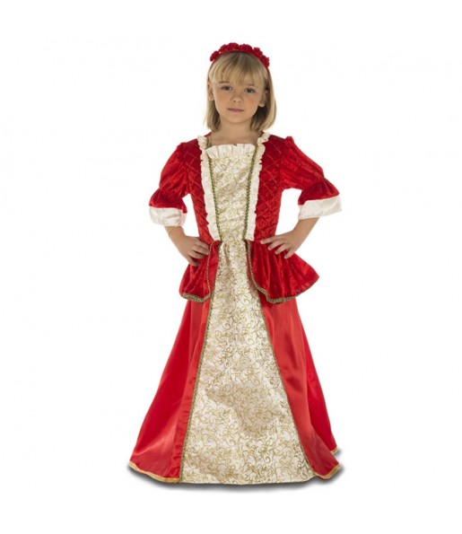 Disfraz de Princesa Roja Deluxe para niña