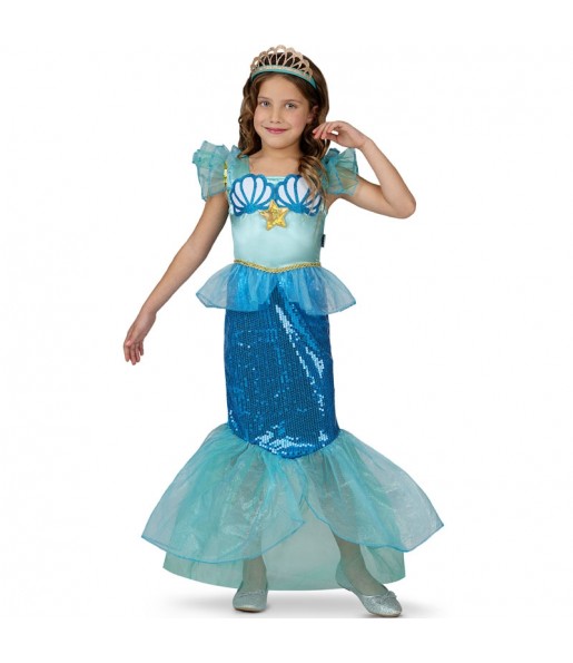 Disfraz de Princesa Sirena para niña
