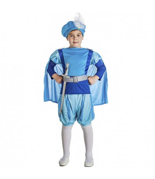 Disfraz de Príncipe Azul cuento de hadas para niño