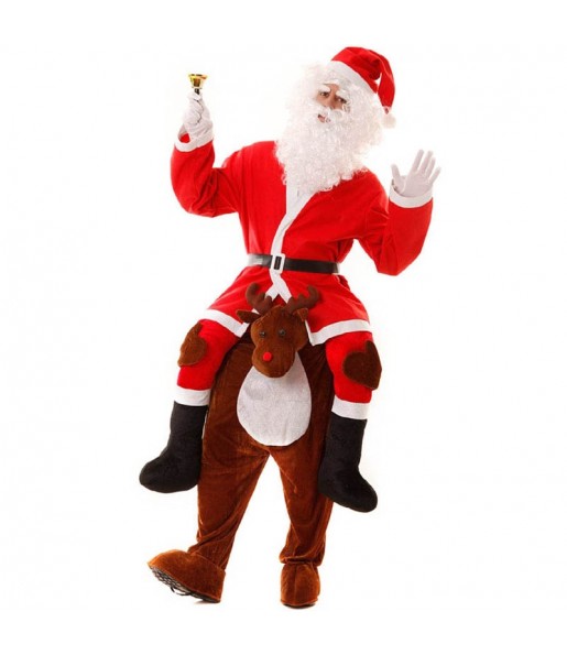 Disfraz de Reno Papá Noel a Hombros adulto