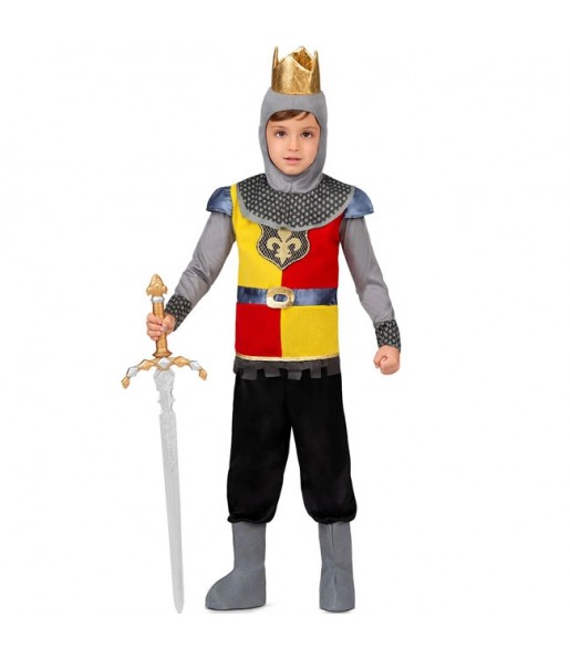 Disfraz de Rey Medieval Lujo infantil