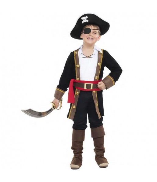 Disfraz de Rey pirata para niño