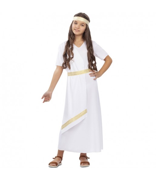 Disfraz de Romana Blanca para niña