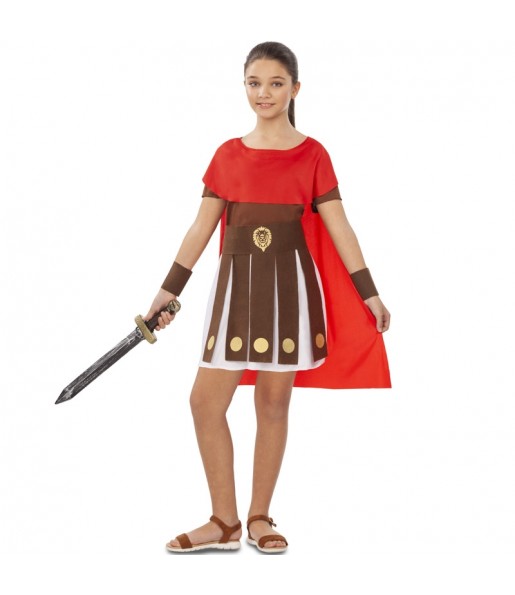 Disfraz de Romana Espartana para niña