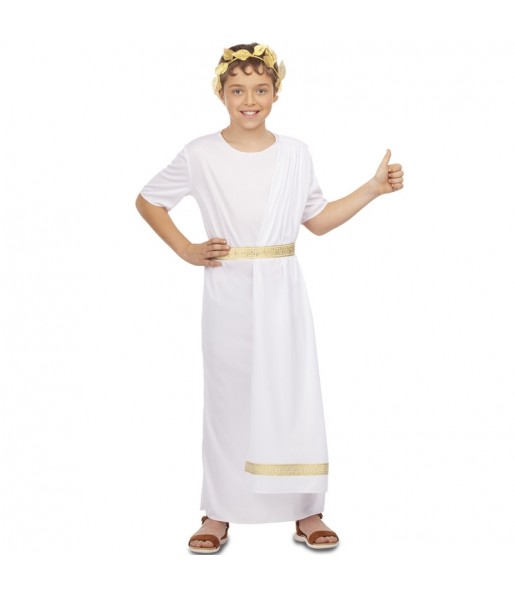 Disfraz de Romano Blanco para niño
