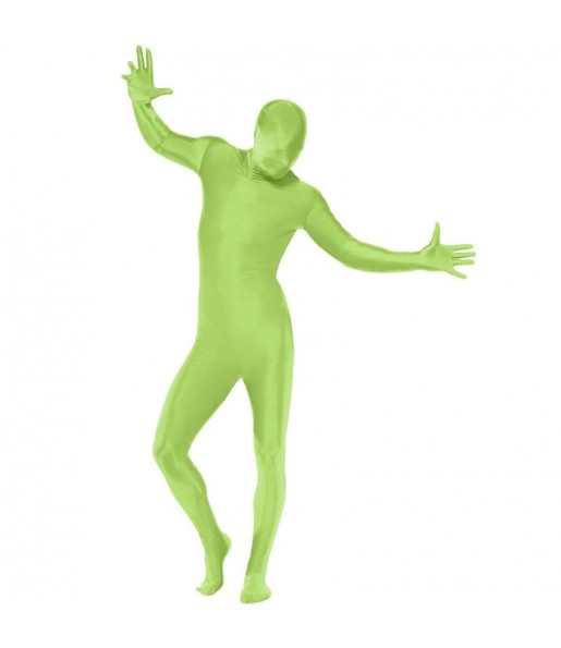 Disfraz de Segunda Piel Verde para adulto