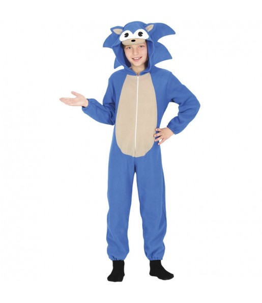 Disfraz de Sonic Kigurumi para niño