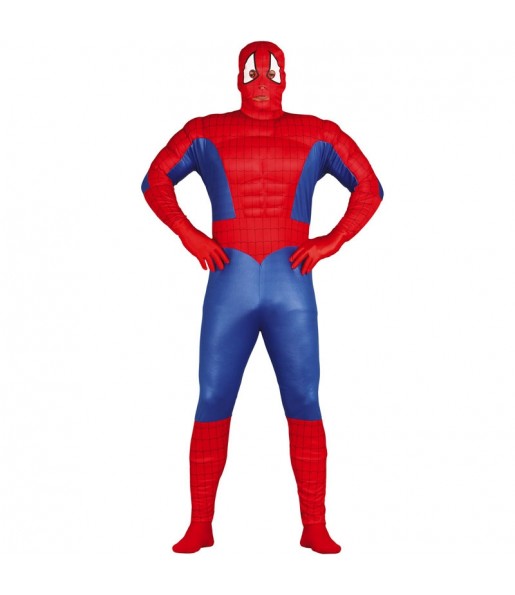 Disfraz de Spiderman musculoso para hombre