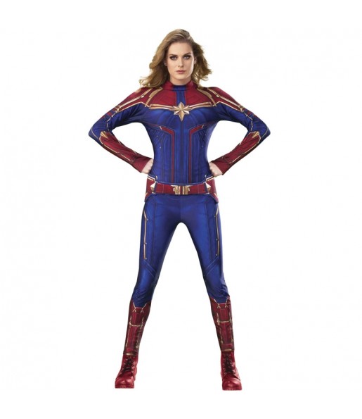 Disfraz de Superheroína Capitana Marvel para mujer