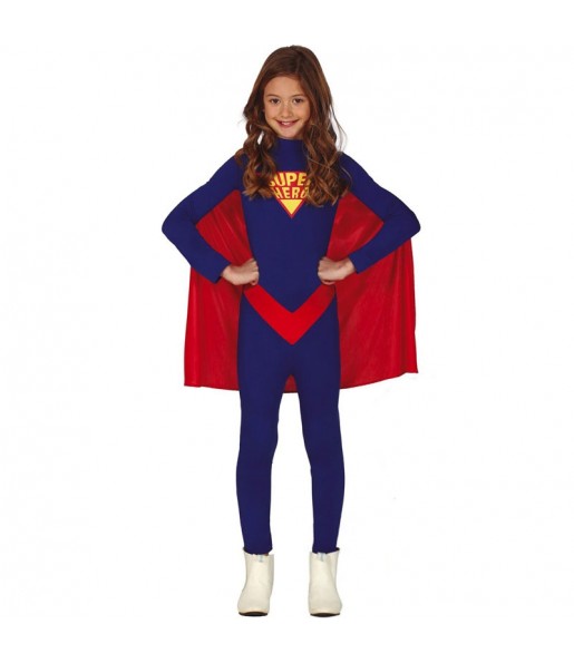 Disfraz de Superheroína Kryptonita para niña