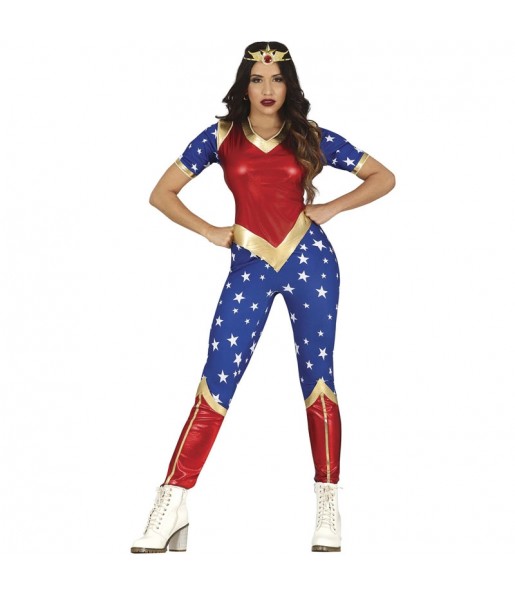Disfraz de Superheroína Wonder Woman para mujer