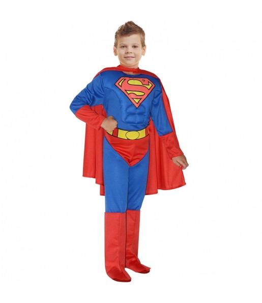 Disfraz de Superman musculoso Classic para niño