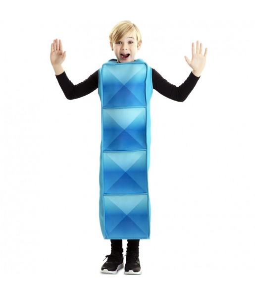 Disfraz de Tetris Azul Claro para niños