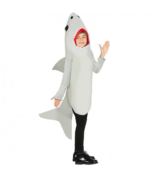 Disfraz de Tiburón Gris para niño