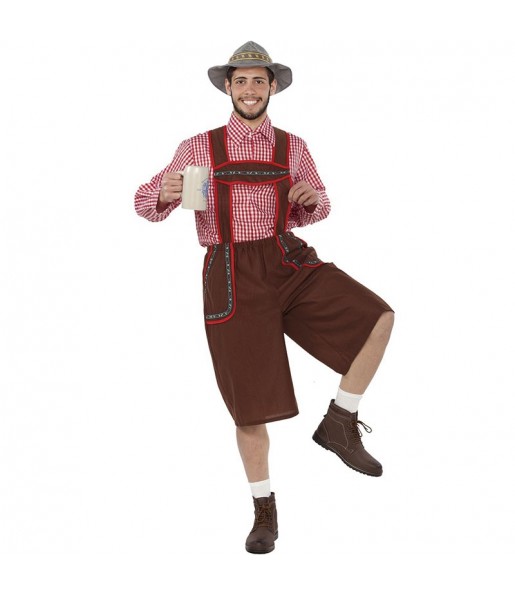 Disfraz de Tirolés fiesta cerveza para hombre