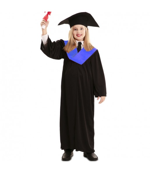 Disfraz de Toga Graduación para niña