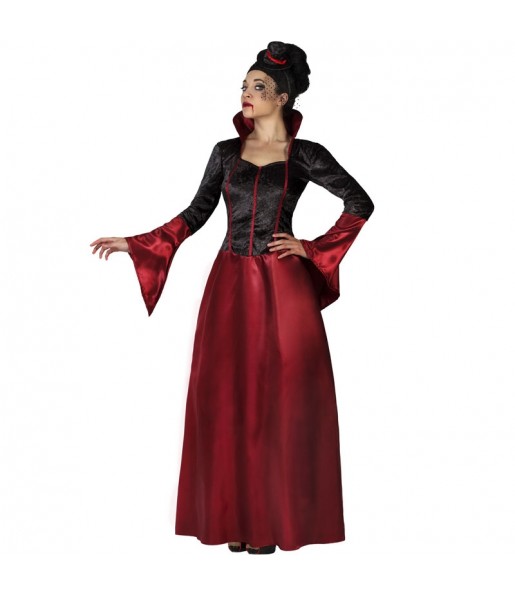 Disfraz de Vampiresa Borgoña para mujer