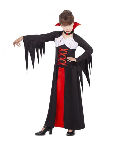 Disfraz de Vampiresa Sangrienta para niña