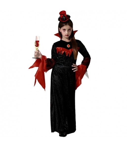 Disfraz de Vampiresa Transilvania para niña