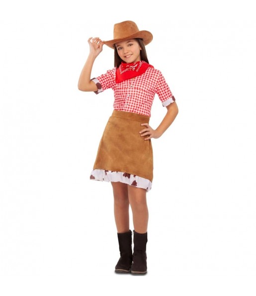 Disfraz de Vaquera Americana para niña