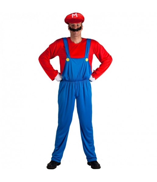 Disfraz de Videojuego Super Mario para hombre