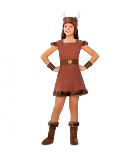 Disfraz de Vikinga Guerrera para niña